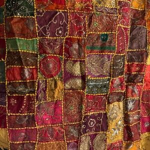 Colorful Patchwork Tapestry